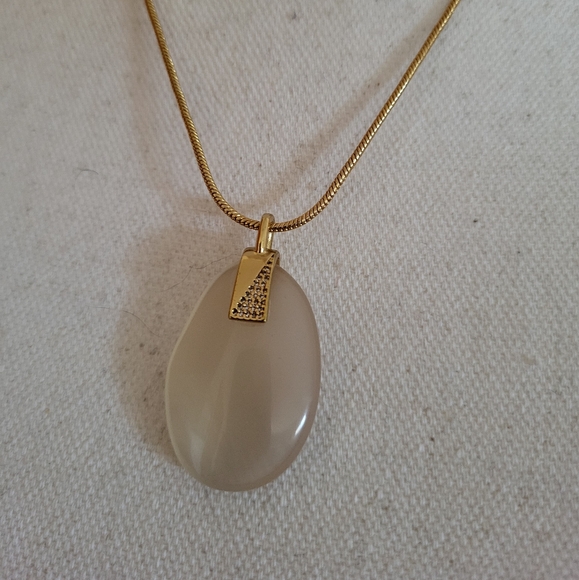 J. Crew Agate Stone Pendant Necklace - Picture 4 of 9